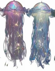 Jellyfish Lantern Ambient Light Ocean Theme Party Lighting 15×7 “ You Pick Color