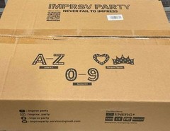 IMPRSV 5-D PARTY FOAM LETTERS MARQUEE CROWN HEART NUMBERS LIGHTS Decorations