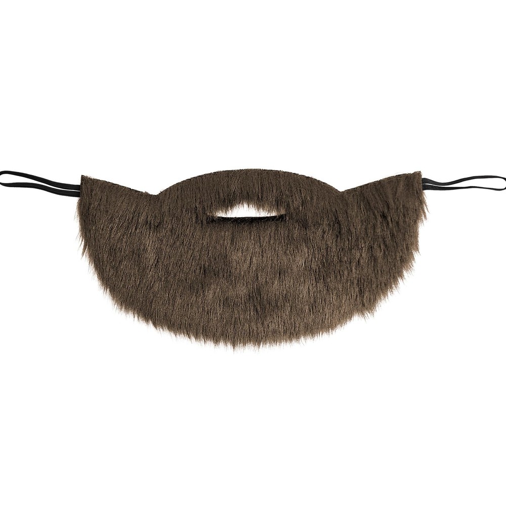 Fake Beard for Men with Elastic Band, Easy Wear, Fake Mustache for Adult, Cos…