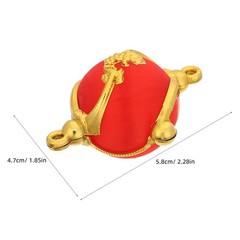 10Pcs Reusable Mini Red Lantern Hanging Ornaments for Spring Festival DIY Craft