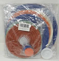 Zoomers 13 Pcs Paper Lanterns Royal Blue/Orange/Green/White Balls