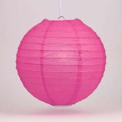 Quasimoon PaperLanternStore Decorative Paper Lantern – (10-Pack, 4-Inch, Fuch…
