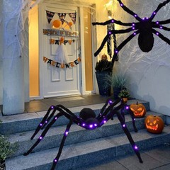 Halloween Large Spider Light Up Haunted House Prop Outdoor Indoor Party Decor ET