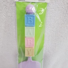 Wilton Baby Blocks Cake Server Boy Girl Shower Party Supplies Spatula New