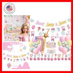 Sweet Sassy And Seven Birthday Decorations- 7th Birthday Decorations For Girl…