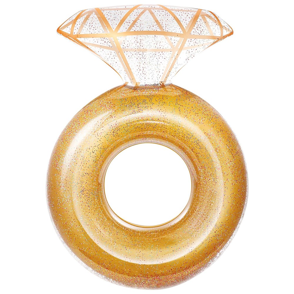 Pool Floats, Inflatable Diamond Ring Pool Float, Large Engagement Ring Floati…