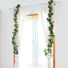 3 Strands Artificial Vines Kit, 71″ Silk Eucalyptus Ivy Garland Green Leaves