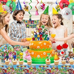 Ultimate Birthday Party Supplies Kit – 14-in-1 Decorations, Balloons, Tablecloth