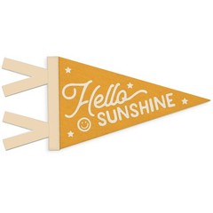 Kids Room Decor, Hello Sunshine Wall Hanging Pennant Flag Banner, Sunshine Nu…