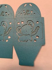 Blue Baby Shower Lot «BOY» (TREAT BOXES & RIBBON/PACIFIER CHARM/MOM TO BE SASH)