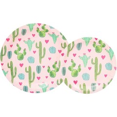 Sparkle and Bash Cactus Birthday Party Decorations 169-Piece Dinnerware Pink