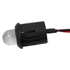 10 Pcs 12V 10mm Pre-Wired Constant LED Ultra Clear Bulb Cable Prewired Led Lamp