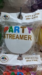 Party Streamers Various Colors | Mix Match | Birthday | 213 FT | Volume Pricing