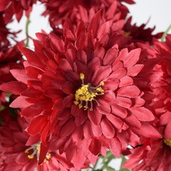 3 Pack Artificial Chrysanthemums 51cm Vibrant Silk Flowers for Event Decor