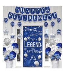 Retirement Party Decorations – Blue & Silver