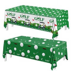Golf Decorations Tablecloth,2pcs Golf Table Cloth Plastic Golf Party Decorati…