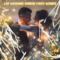 200PCS Light up Wands for wedding, Wedding Wands Streamers with