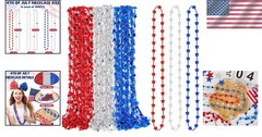 50PC Star Necklaces – Bright LED 4th of July Accessories for Celebrations