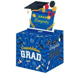 Class of 2025 Graduation Party Decoration Kit Cake Topper and Cash Gift Box Surp