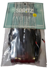 Spritz Photo Backdrop Curtain Metallic Black Decoration 3ft x 6ft