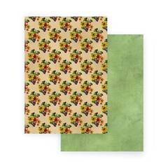 Scrapbooking Paper VINTAGE THANKSGIVING Decorative Paper, Vintage Paper