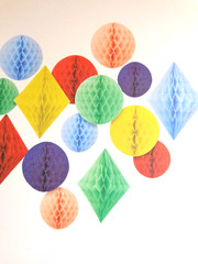 15 Hanging Honeycomb Backdrop Decorations Kit — New Unopened