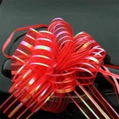 Decor Wedding Pull UK Wrap Party Organza Pom Gift Bow Bows Large 50mm Ribbon