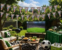 2026 North America Soccer Banner, 23ft Football Themed String Flags, 20PCS So…