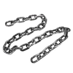 Scary Prop Chain Link Decor Fake Haunted Chains Costume Accessory