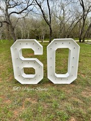 Marquee Numbers 0-9 Frame with Lights 3ft