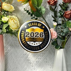 30 Pcs Graduation Decorations 2026 Graduation Hanging Swirls Gold Foil Paper …