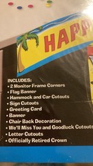 Officially Retired Cubicle Decorating Kit Retirement Party Decoration