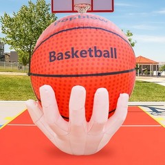 6FT Inflatable Basketball Decorations – LED Lighted Party Supplies for Outdoor F