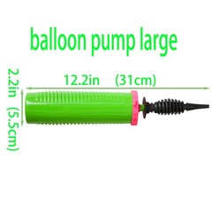 ouyili Balloon Pump Handheld Two Way Dual Action Hand Blower Air Pumper for