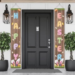 Jiudungs Easter Decorations Outdoor 12 inches x 71 inches, Pastel Multicolor