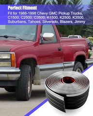 Chrome Side Body Trim Molding Compatible with Chevy GMC Tahoe Suburban 13 ft