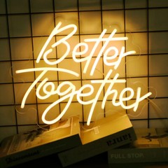 42X28CM Better Together Neon Led Sign Wedding Decor Party Neon Sign LED Lights