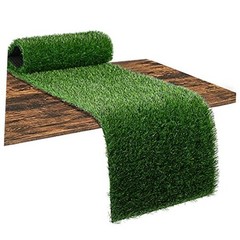 Artificial Grass Table Runner 72 Inches – Green Fake Grass Turf 12 x 72 Inches