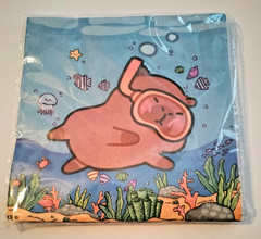 Capybara Birthday Tableware Decorations, 10pack plates, 20pack napkins Animal