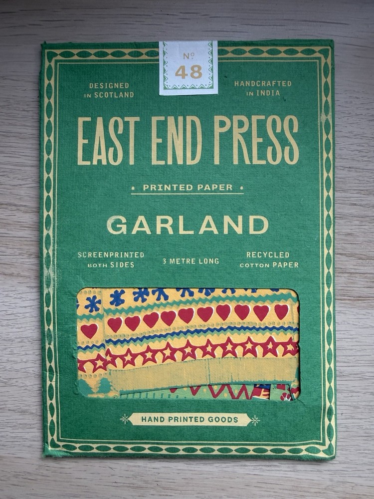 East End Press Christmas Jumpers Sweaters Handcrafted Paper Garland (New)