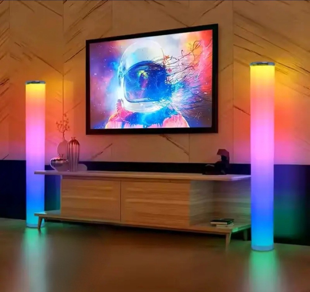 6ft LED Light Columns – Remote Controlled, Multi-Color, Event & Party Decor