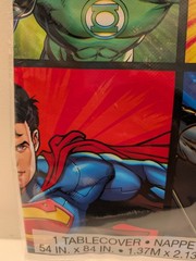 Unique WB DC Comics Justice League Plastic Printed All Over Table Cover