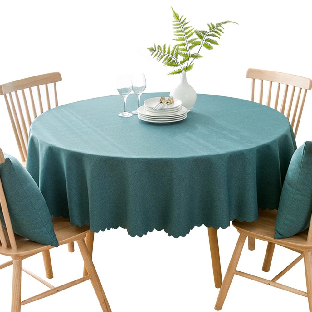 Jeloris Round Waterproof Tablecloth Spill & Stain Resistant – All Sizes