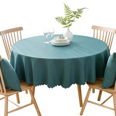 Jeloris Round Waterproof Tablecloth Spill & Stain Resistant – All Sizes