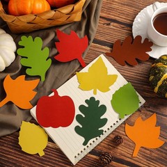 216 Pcs Fall Bulletin Board Decorations Leaves Pumpkin Acorns Paper Cut Outs