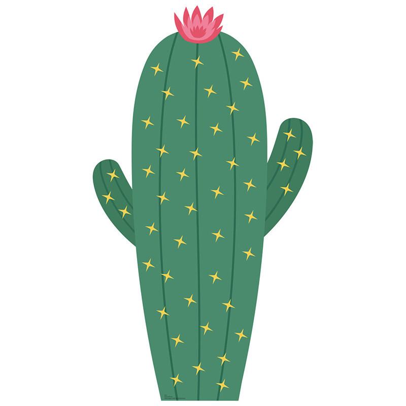 60-INCH CACTUS Lifesize CARDBOARD CUTOUT Standup Standee Poster Nature Prop
