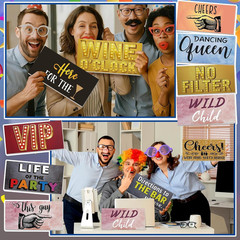 24 Designs Photo Booth Props for All Occasions Photo Booth Sign