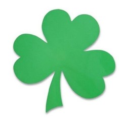 24 Shamrock Magnets – Irish Clover Leaf – car auto magnet decals (2 dozen)