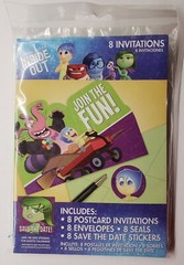 Disney Pixar Inside Out Birthday Party 8ct Invitations Seals Save The Date