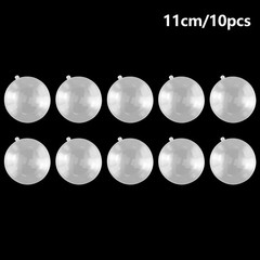 Flat Base Compatible Clear Plastic Ball for Standing or Hanging 7 9 11 cm